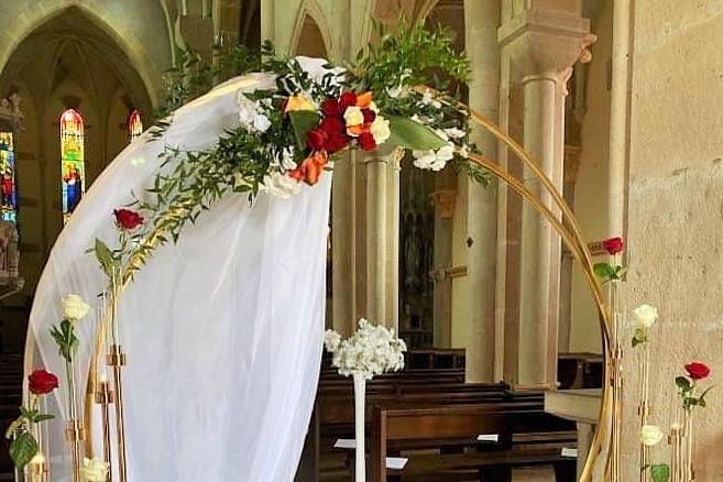 Décoration à l'église