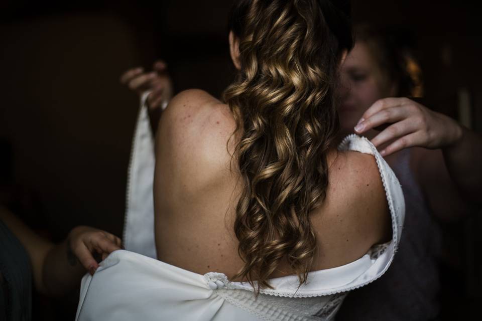 Les préparatifs de la mariée