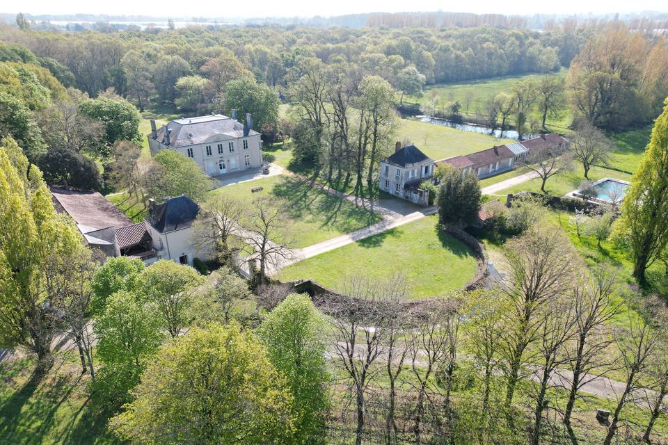 Vue satellite du domaine