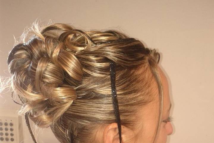 Chignon boucle