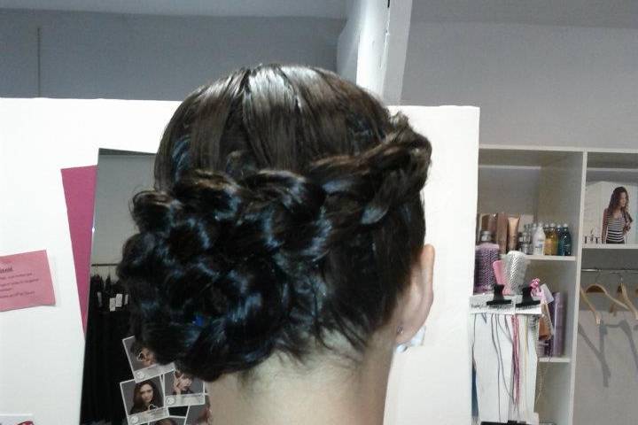 Chignon tresse