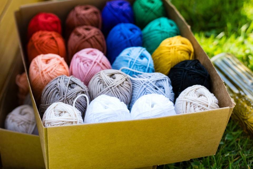 Pelottes colorés