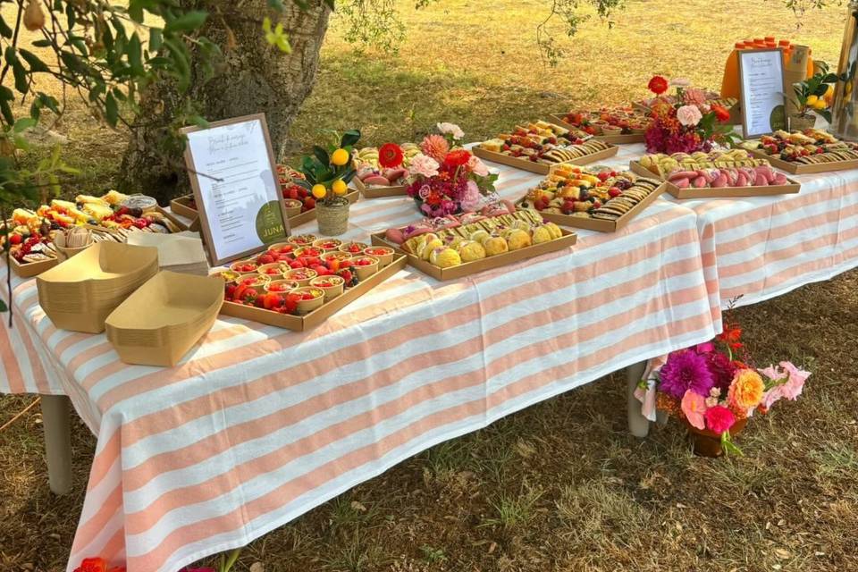 Brunch en extérieur