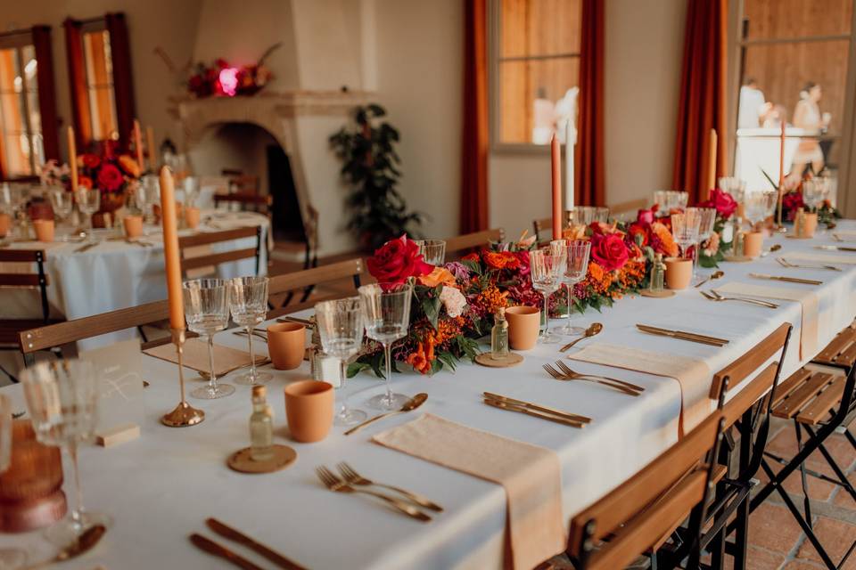 Table des mariés
