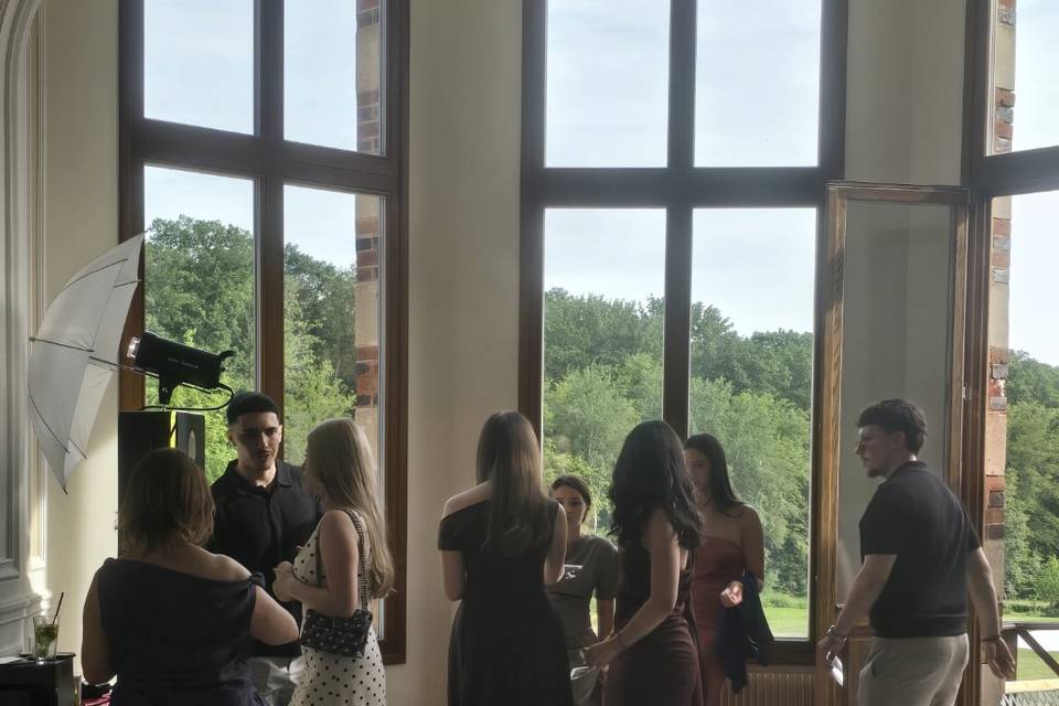 Location photobooth avec cadre
