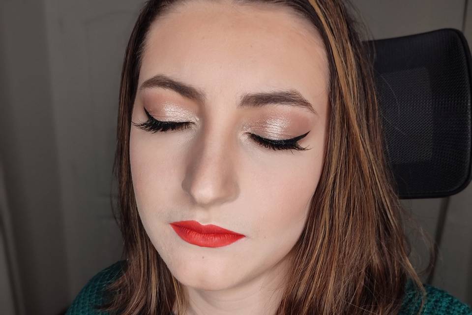 Maquillage mariée glam