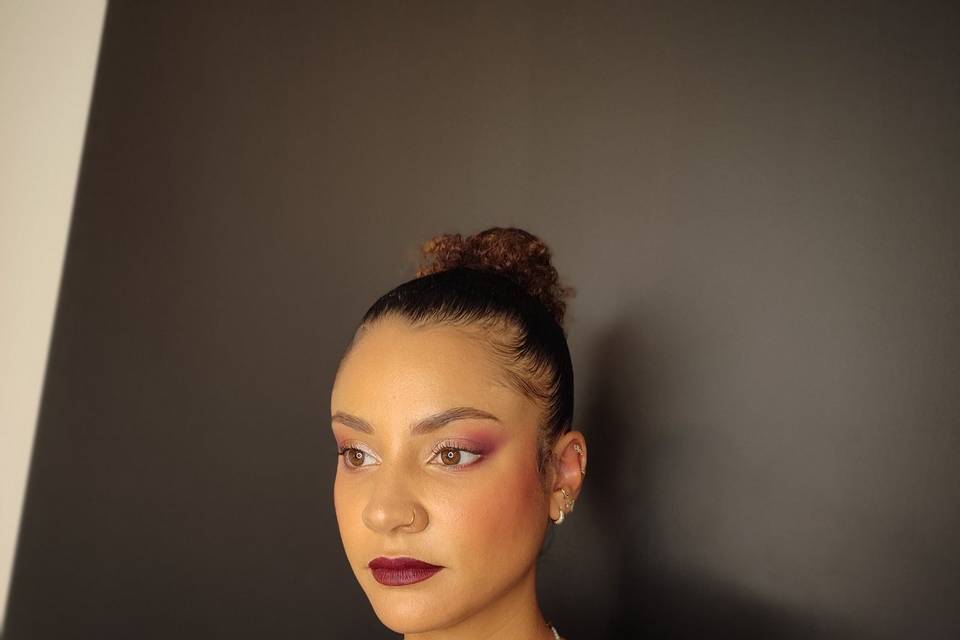 Maquillage mariée rock