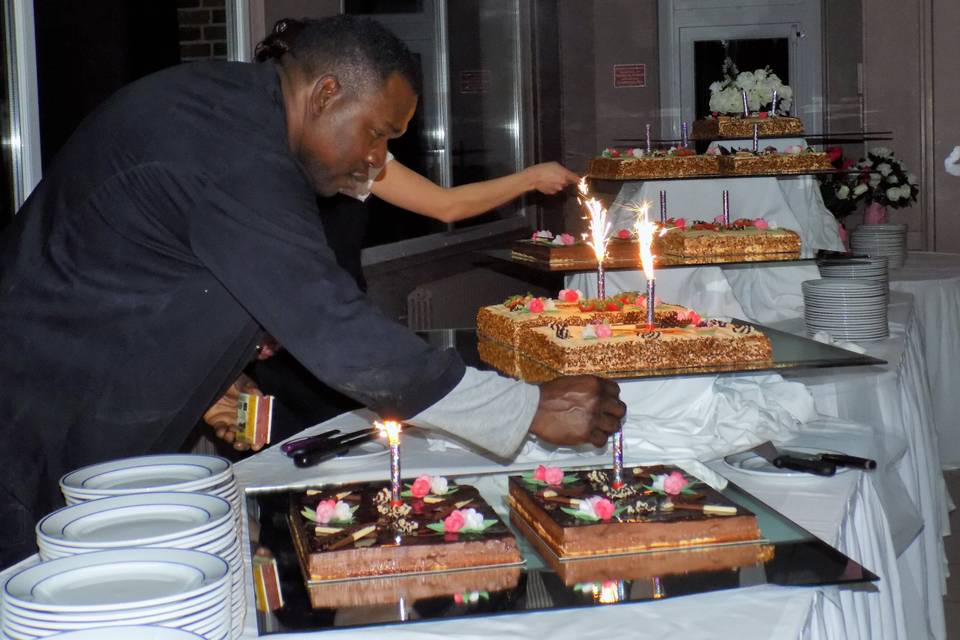 Buffet de desserts mariage