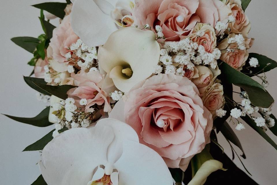 Bouquet cascade mariée