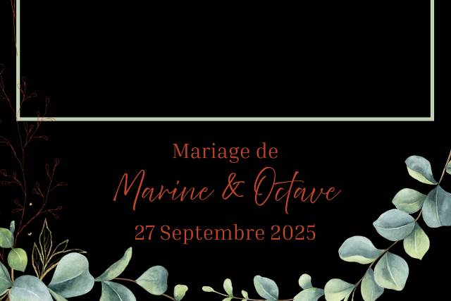 Un mariage un cadre