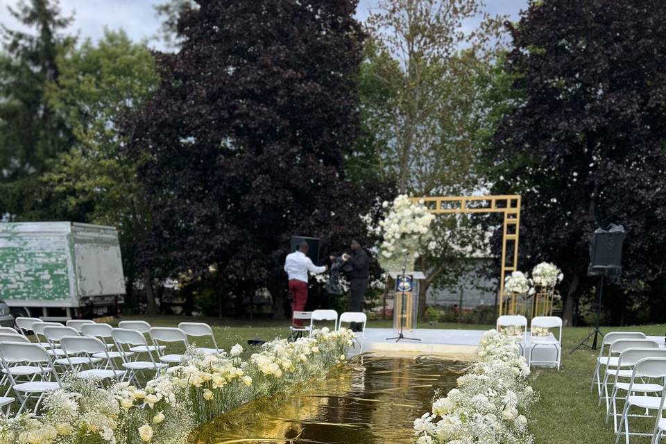 Mariage en plein air