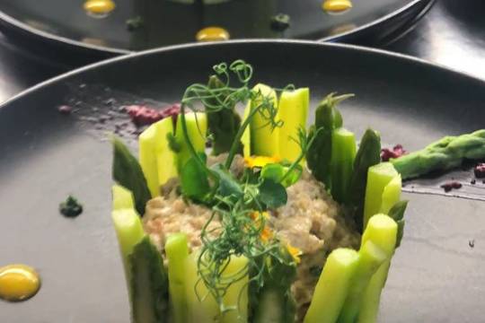 Charlotte d'asperges