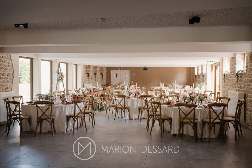 Salle décorée