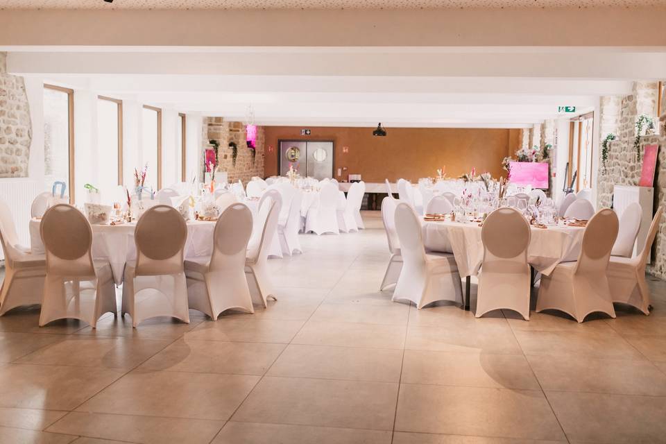 Salle décorée