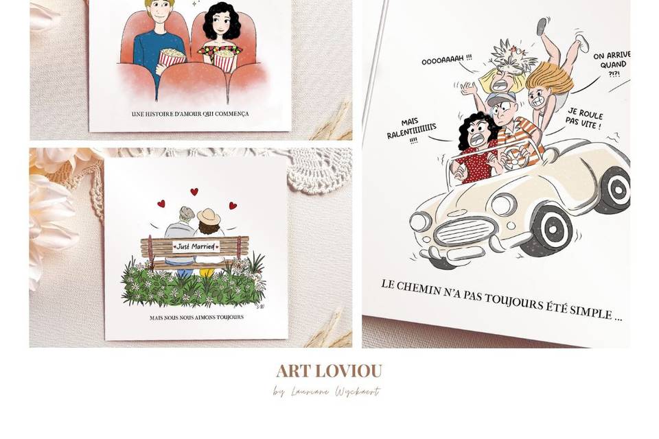 Faire-part Art Loviou