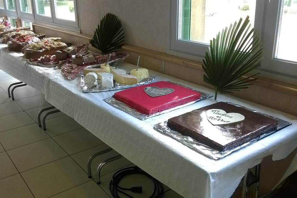 Buffet retour de mariage