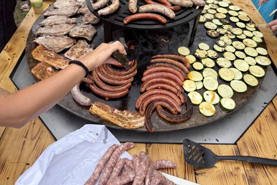 Cuisson variée viandes et légu