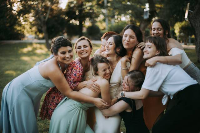 La mariée et ses amies