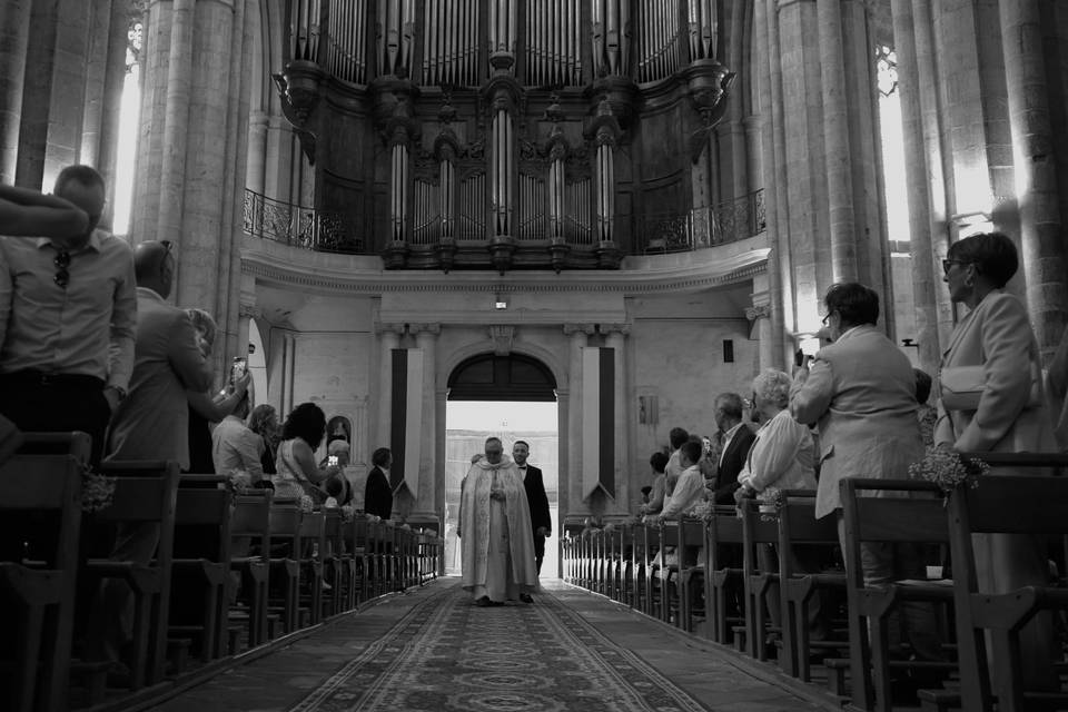 Cortège à la basilique