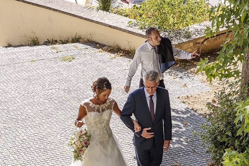 Arrivée de la mariée