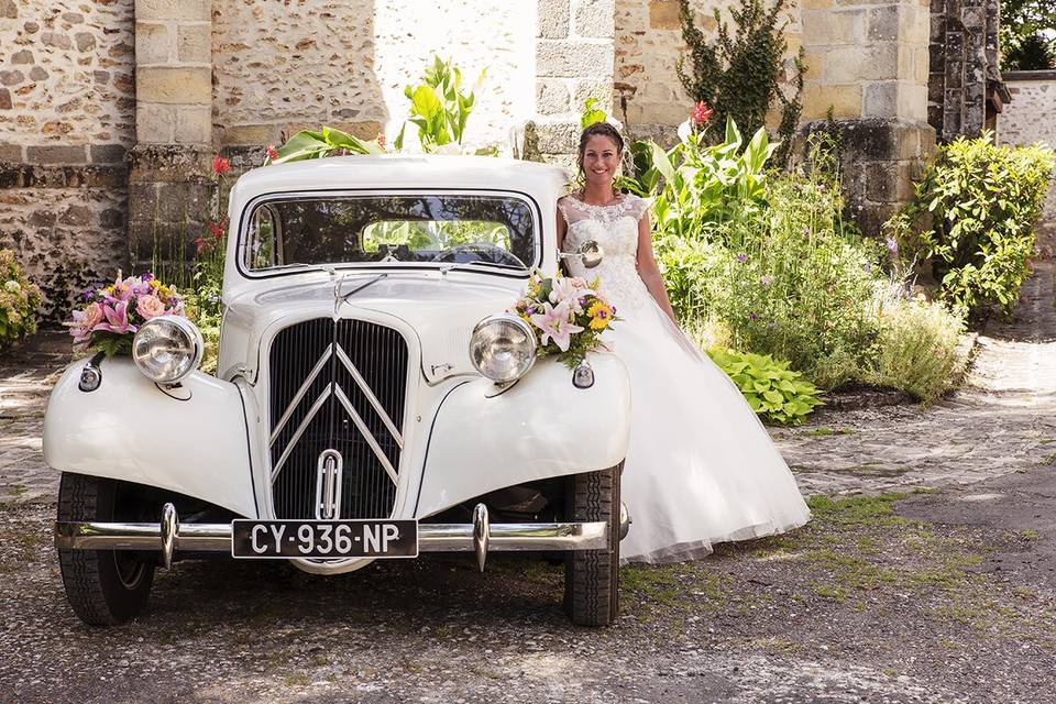 Voiture de la mariée