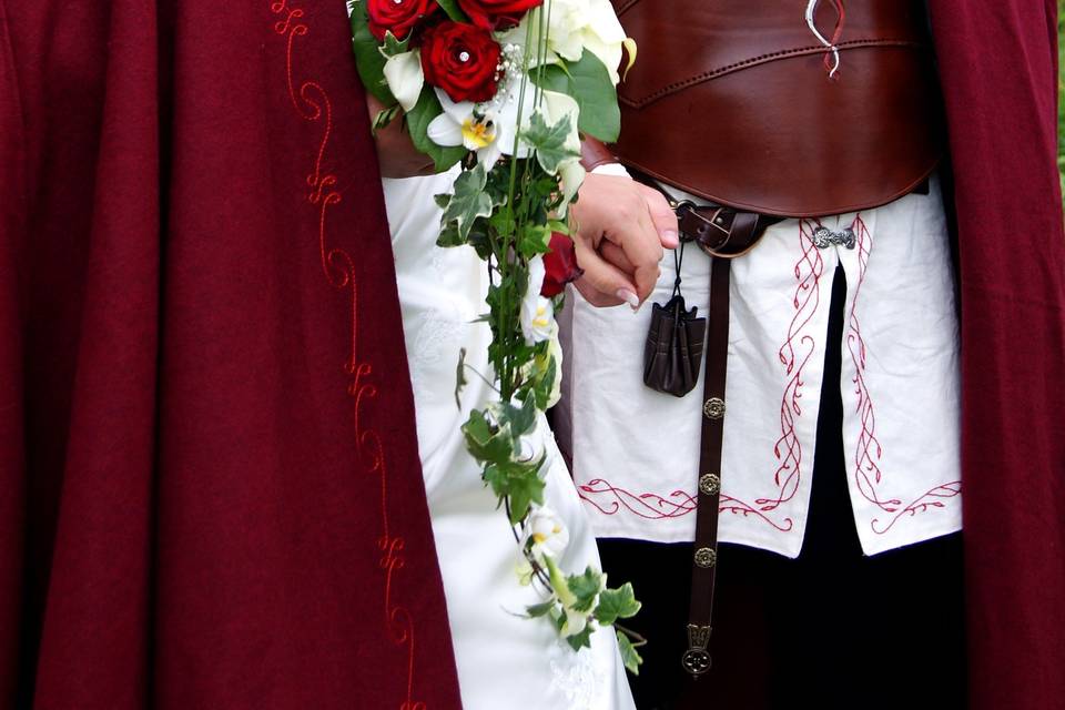 Lors d'un mariage médiéval