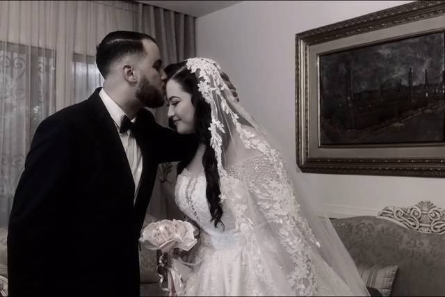 Moment entre les mariés