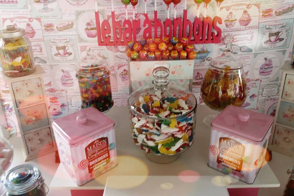 Candybar, Bar à bonbons