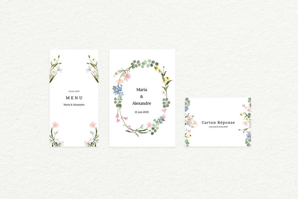 Collection mariage champêtre
