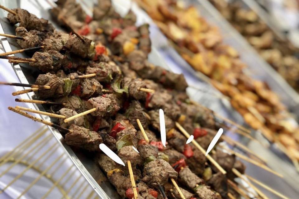 Brochettes de boeuf