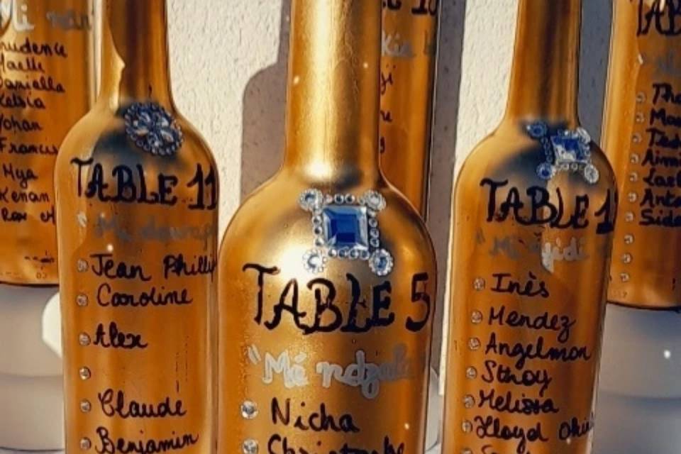 Plans de tables insolites