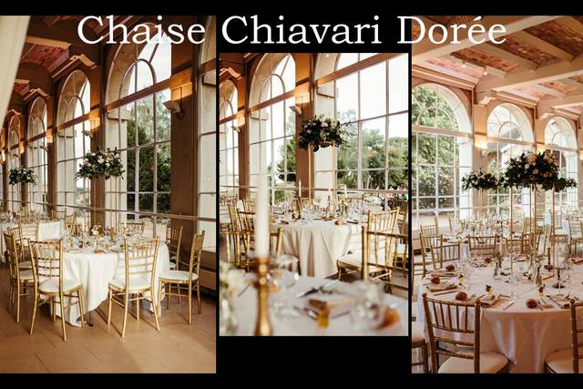 Chaise Chiavari Doré