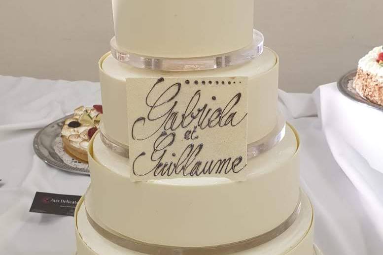 Wedding-cake blanc