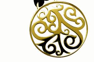 Pendentif 1632 en or jaune, 375€