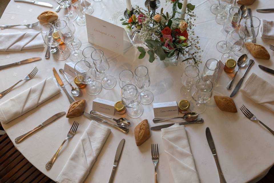 Mise de table