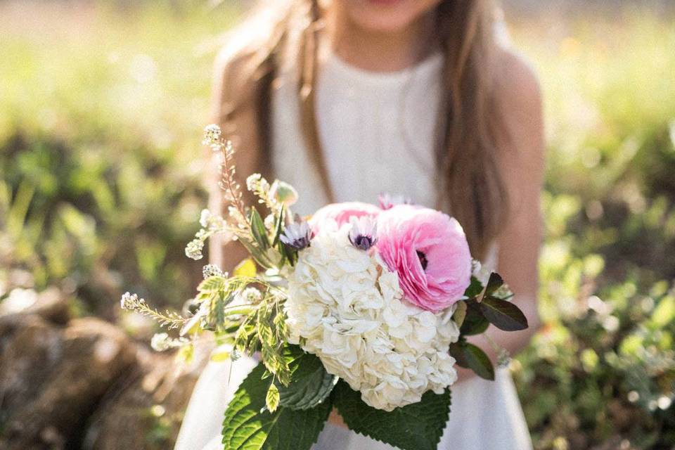 Couronne et bouquet demoiselle