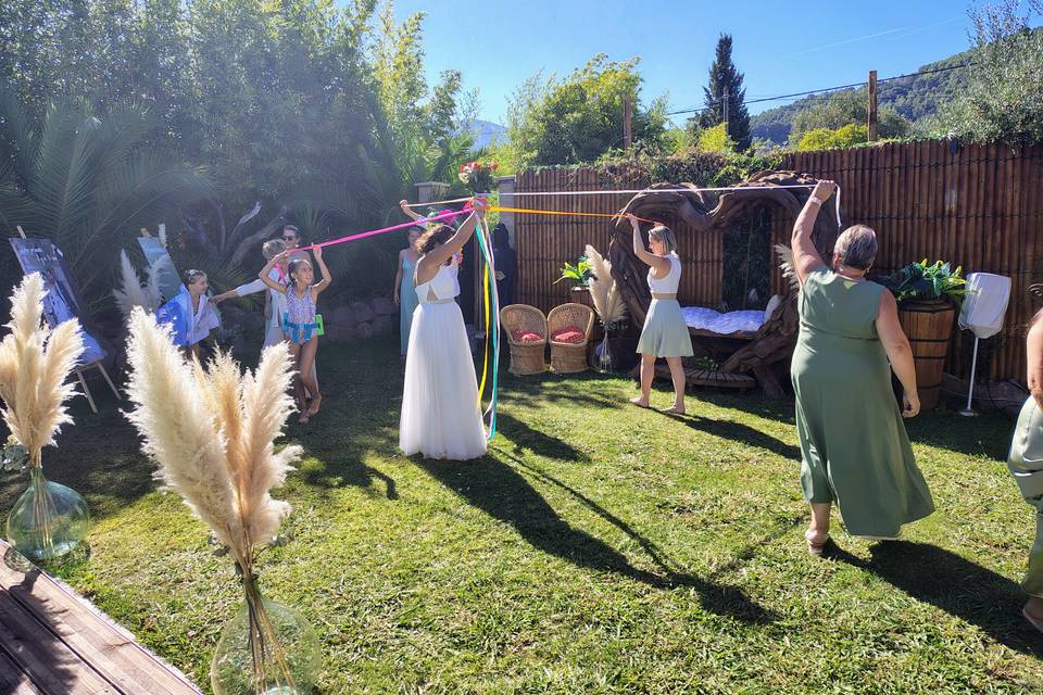 Bouquet rubans