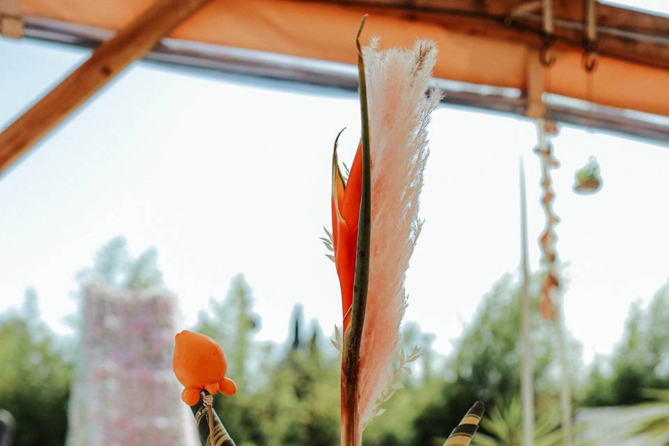 Terrasse table décoration