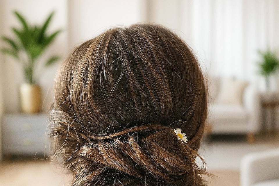 Chignon flou