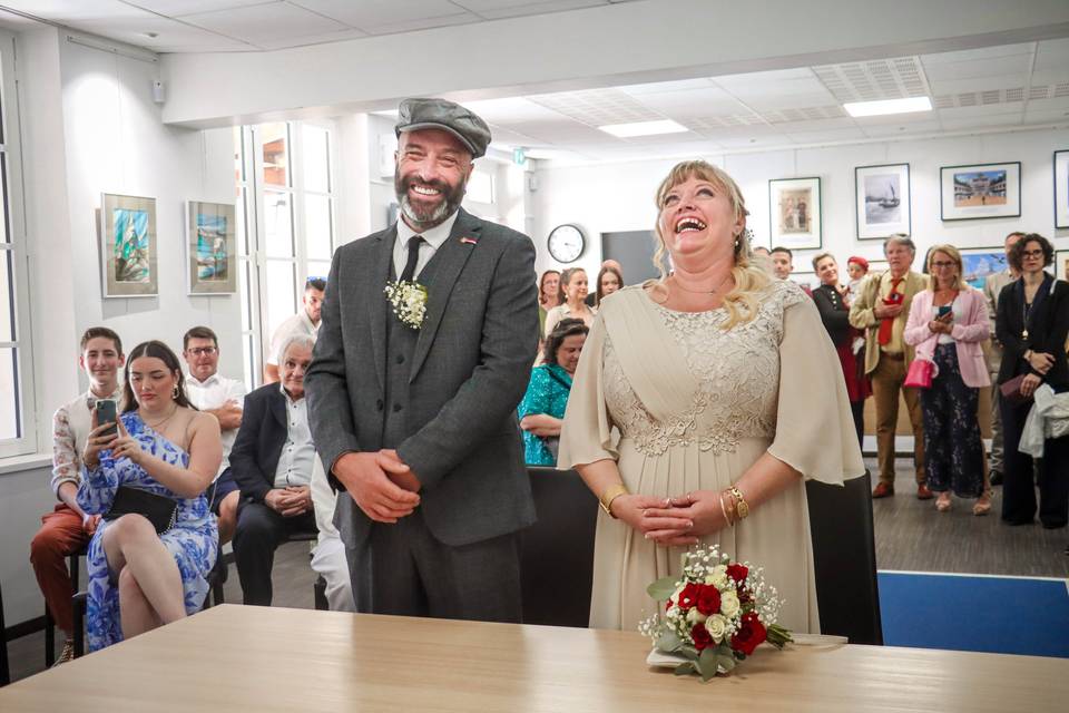 Audrey et Eddy à la mairie