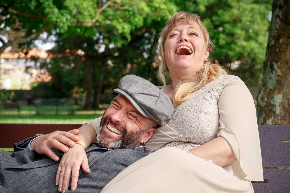 Audrey et Eddy rire