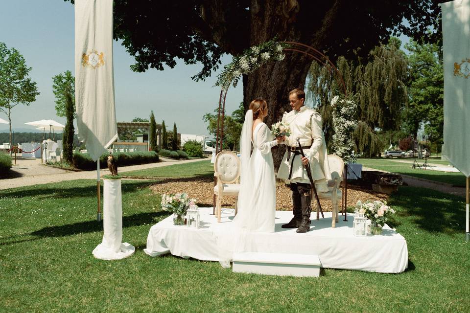 Mariés cérémonie laïque