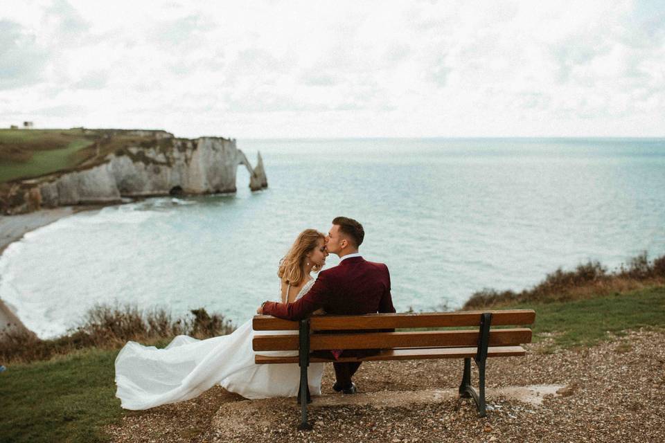 Mariage à Etretat