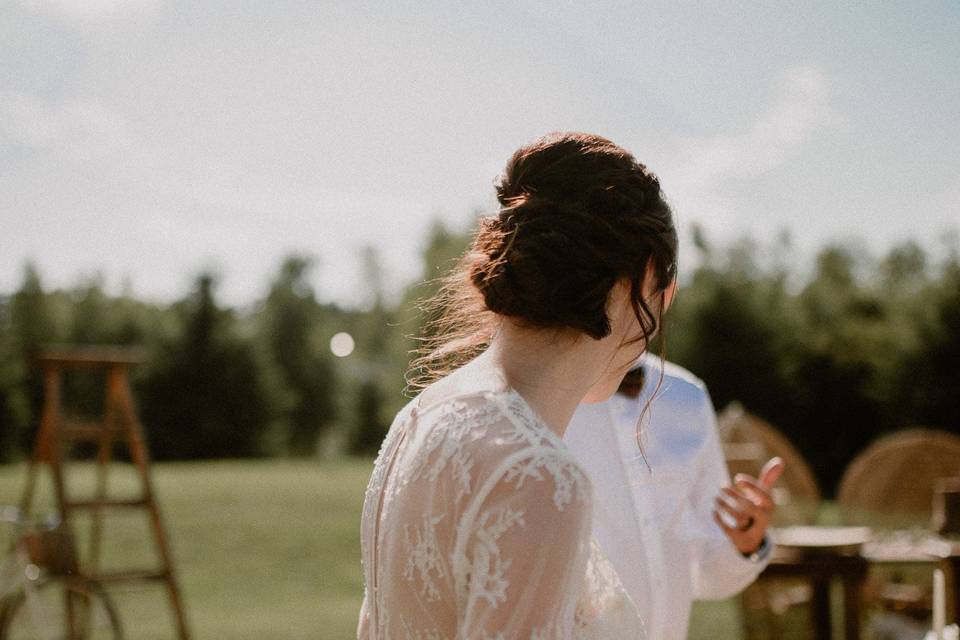 Mariage intime, urbain, bohème