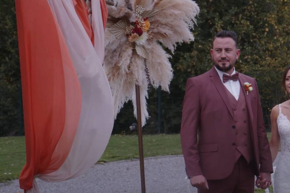 Extrait d'un film de mariage