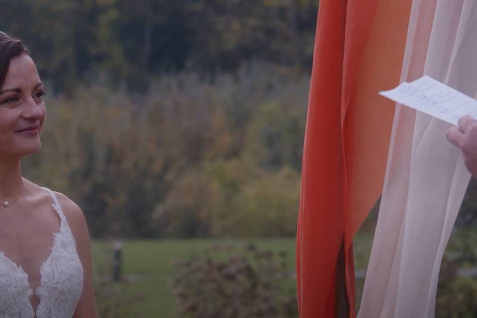 Extrait d'un film de mariage