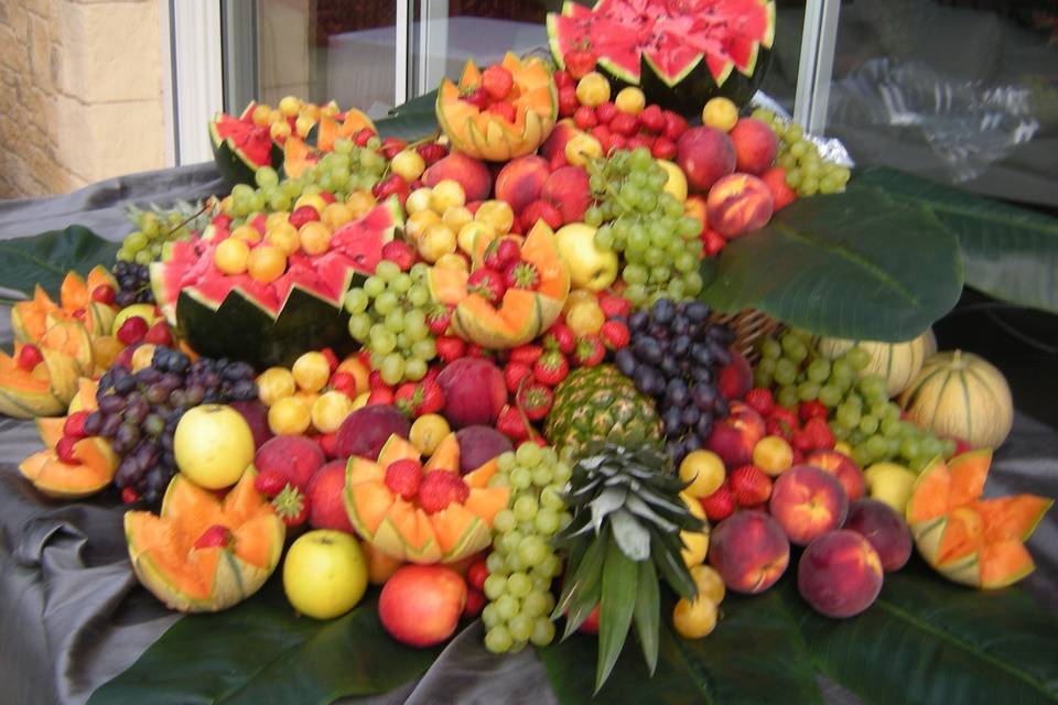 Cascade de fruits