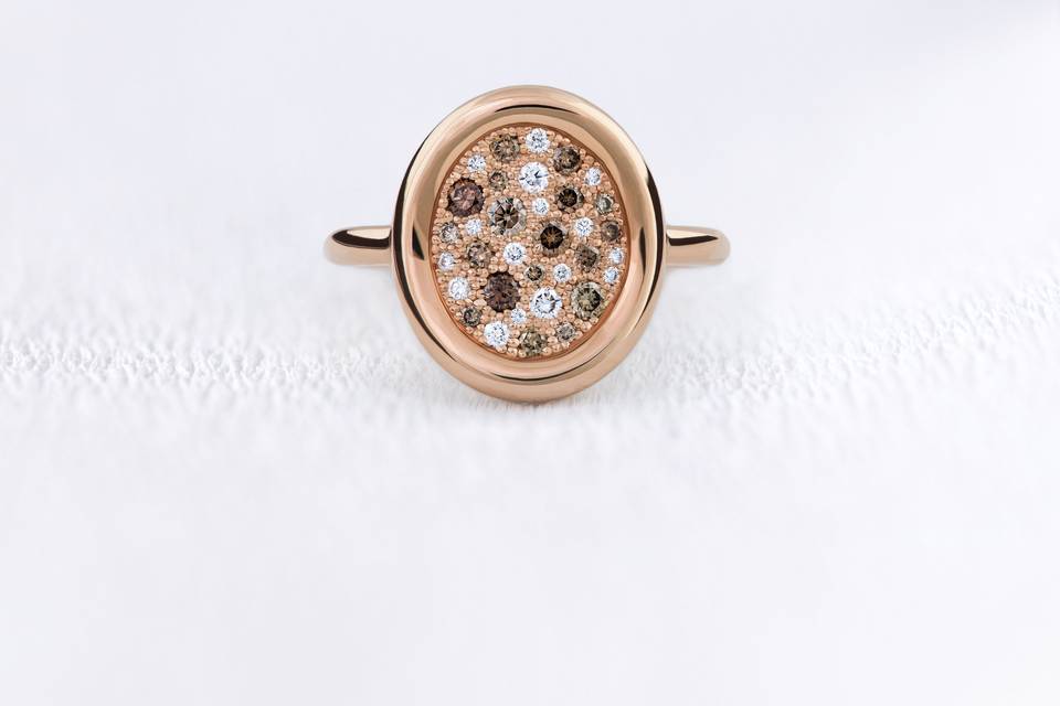 SOLUNA M diamants bruns