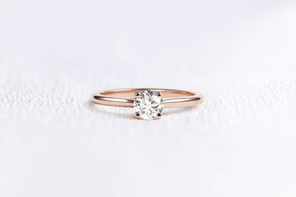 BRUNE solitaire diamant