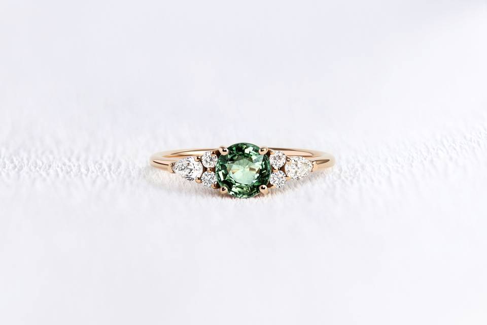 DOMITILLE saphir vert